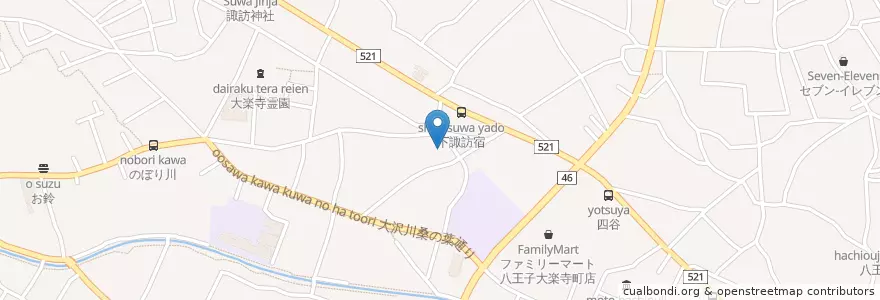 Mapa de ubicacion de さつき保育園 en Япония, Токио, Хатиодзи.