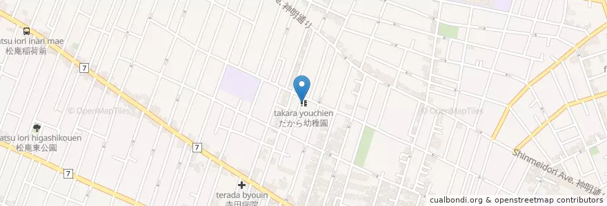 Mapa de ubicacion de たから幼稚園 en 日本, 東京都, 杉並区.