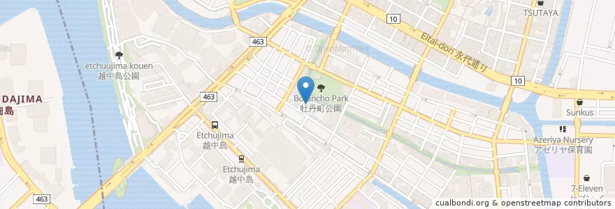Mapa de ubicacion de ちどり幼稚園 en Giappone, Tokyo, 江東区.
