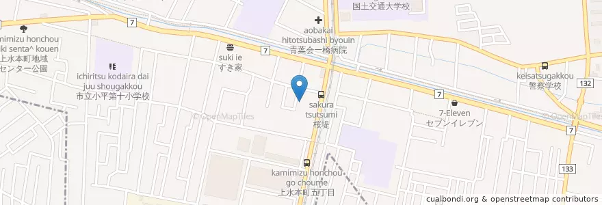 Mapa de ubicacion de なおび幼稚園 en Japón, Tokio, Kodaira.