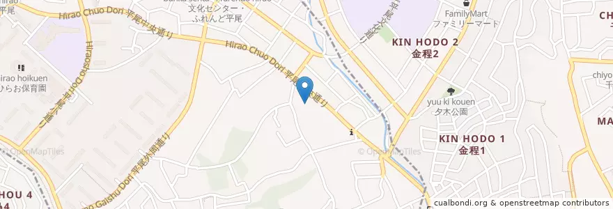 Mapa de ubicacion de はなぶさ幼稚園 en Japão, Tóquio, 稲城市.