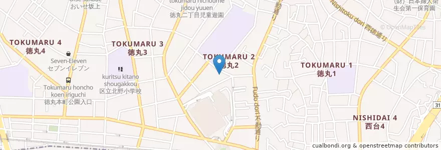 Mapa de ubicacion de まきば幼稚園 en 日本, 東京都, 板橋区.
