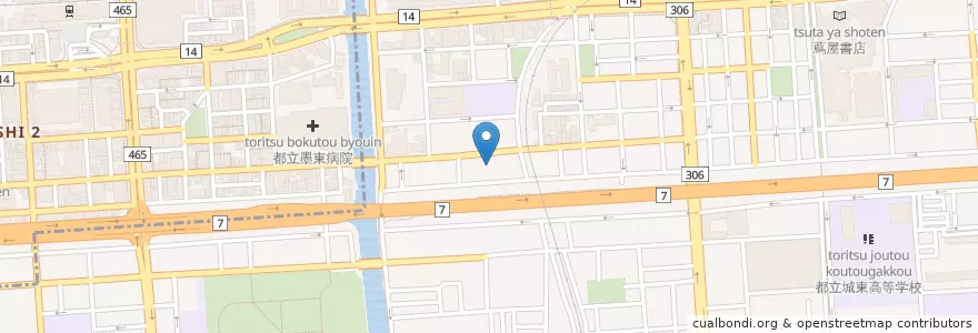 Mapa de ubicacion de まんとみ幼稚園 en ژاپن, 東京都, 江東区.