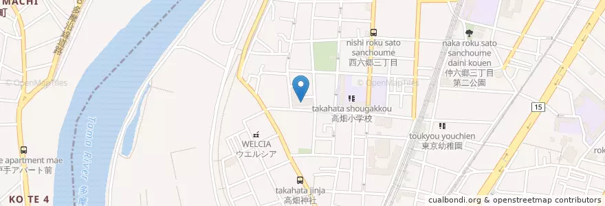 Mapa de ubicacion de みどり保育園 en 日本, 東京都, 大田区.