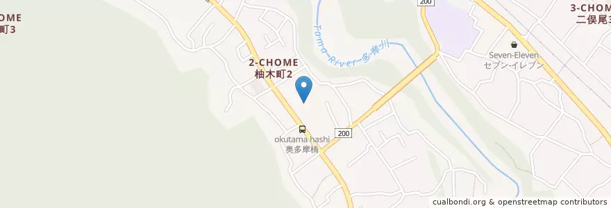 Mapa de ubicacion de よしの保育園 en Japan, Tokio, 青梅市.