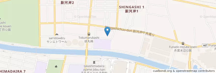 Mapa de ubicacion de わかたけ第二保育園 en Japonya, 東京都, 板橋区.