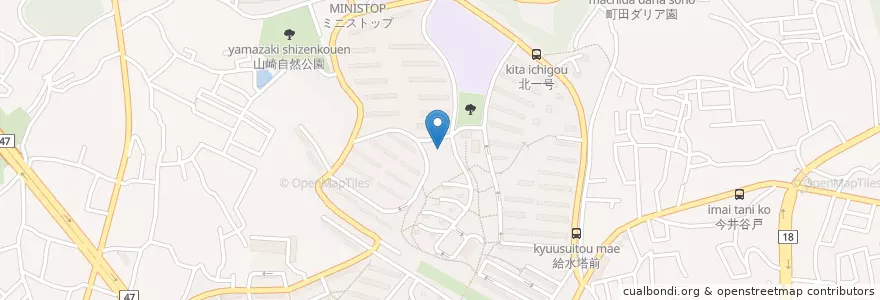 Mapa de ubicacion de カナリヤ幼稚園 en Jepun, 東京都, 町田市.