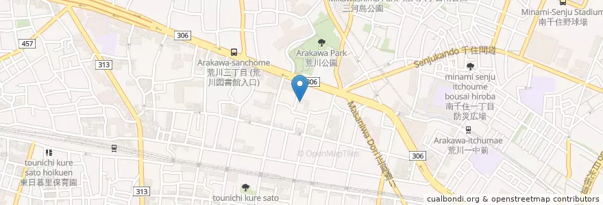 Mapa de ubicacion de ドン・ボスコ保育園 en 日本, 東京都.