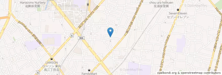 Mapa de ubicacion de ナースリー保育園 en Japan, 東京都, 墨田区.
