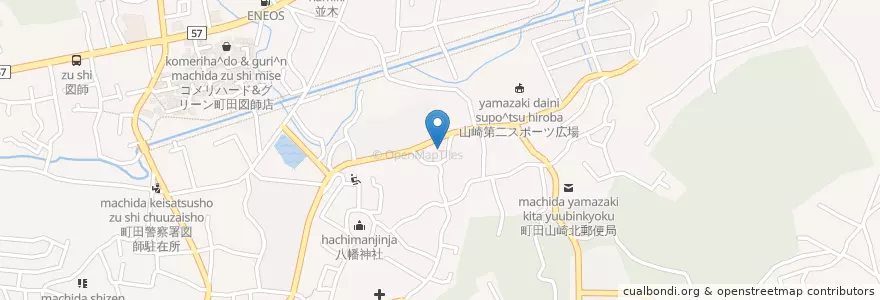 Mapa de ubicacion de ユニケ保育園 en 일본, 도쿄도, 町田市.