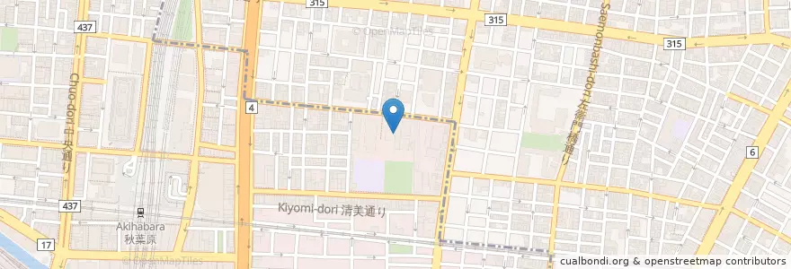 Mapa de ubicacion de 三井記念病院 en 日本, 東京都.