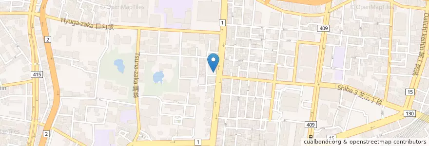 Mapa de ubicacion de 三田警察署三田通交番 en Giappone, Tokyo, Minato.