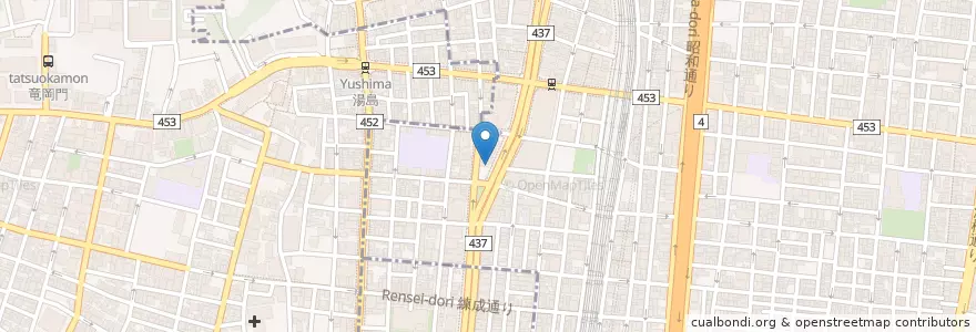 Mapa de ubicacion de 上野警察署黒門交番 en 日本, 東京都, 台東区.