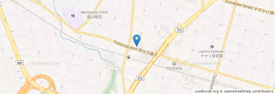 Mapa de ubicacion de 世田谷等々力郵便局 en Japon, Tokyo, 世田谷区.