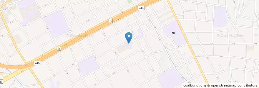 Mapa de ubicacion de 世田谷聖母幼稚園 en Jepun, 東京都, 世田谷区.