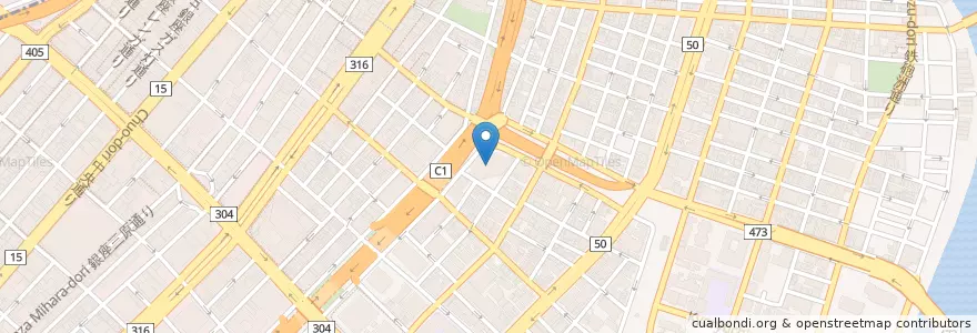 Mapa de ubicacion de 中央区立京橋図書館 en Japonya, 東京都, 中央区.