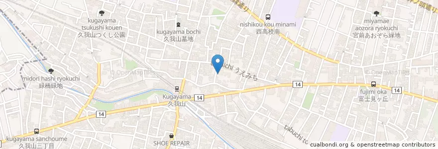 Mapa de ubicacion de 久我山保育園 en 日本, 东京都/東京都, 杉並区.