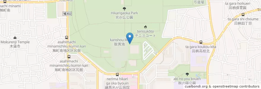 Mapa de ubicacion de 光が丘児童館 en ژاپن, 東京都, 練馬区.