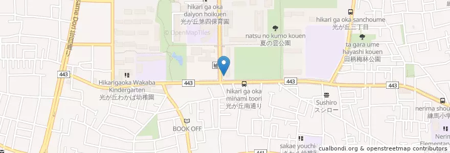 Mapa de ubicacion de 光が丘警察署光が丘三丁目交番 en Japon, Tokyo, 練馬区.