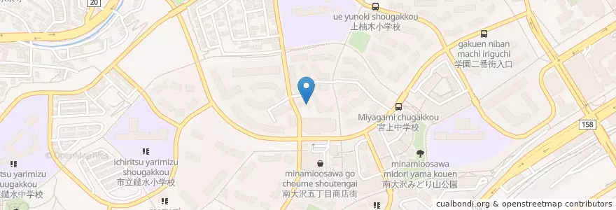 Mapa de ubicacion de 光明第八保育園 en 일본, 도쿄도, 八王子市.
