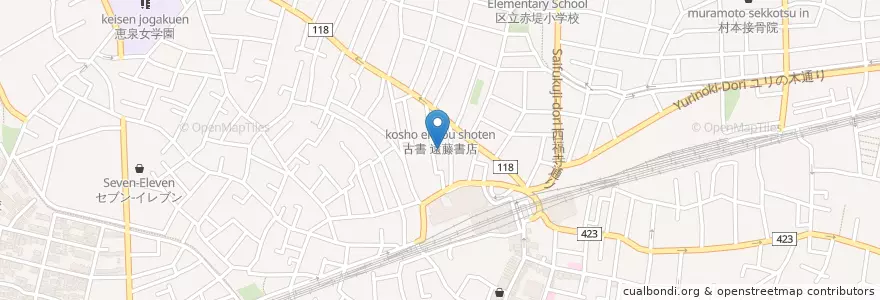 Mapa de ubicacion de 児玉新生会児玉経堂病院 en 일본, 도쿄도, 世田谷区.