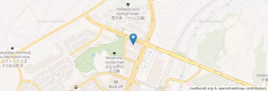 Mapa de ubicacion de 八王子南郵便局 en Japón, Tokio, Hachioji.