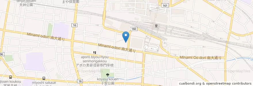 Mapa de ubicacion de 八王子子安郵便局 en ژاپن, 東京都, 八王子市.