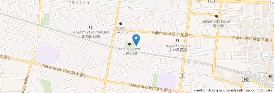 Mapa de ubicacion de 八王子幼稚園 en Japan, Tokio, 八王子市.