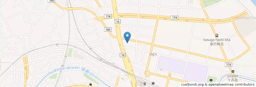 Mapa de ubicacion de 北野児童館 en Japan, Tokyo, Hachioji.