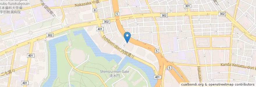 Mapa de ubicacion de 千代田区役所 en Japan, Tokio, 千代田区.