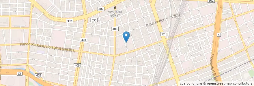Mapa de ubicacion de Kanda Community Library en Japan, Tokyo, Chiyoda.