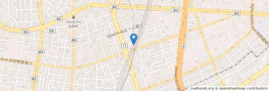 Mapa de ubicacion de 千代田鍛冶町郵便局 en Japon, Tokyo, 千代田区.