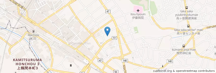 Mapa de ubicacion de 原町田幼稚園 en Japonya, 東京都, 町田市.