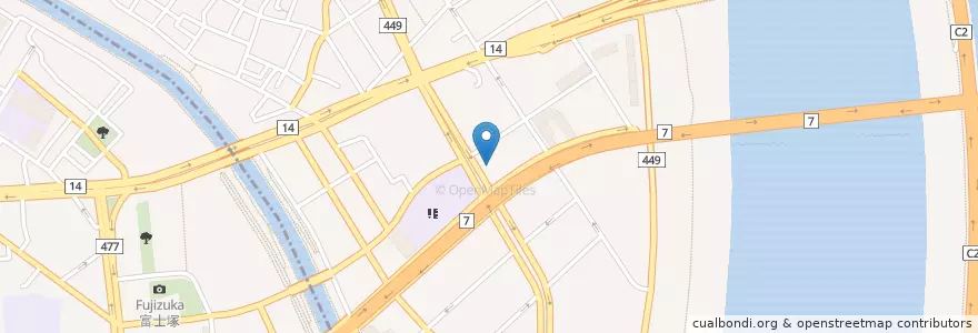Mapa de ubicacion de 双仁会 一盛病院 en Japan, Tokio, 江戸川区.