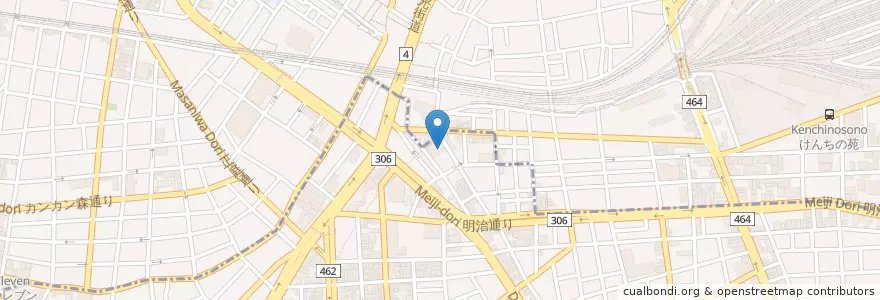 Mapa de ubicacion de 同善会保育園 en Japan, 東京都.