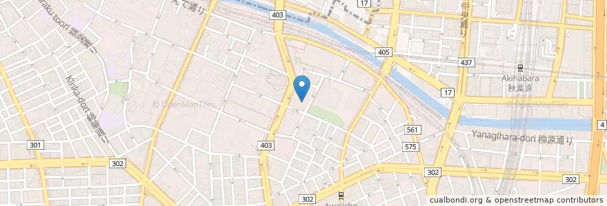 Mapa de ubicacion de 名倉クリニック en ژاپن, 東京都, 千代田区.