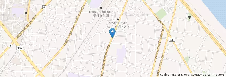 Mapa de ubicacion de 向島警察署 八広四丁目交番 en Japón, Tokio, Sumida.