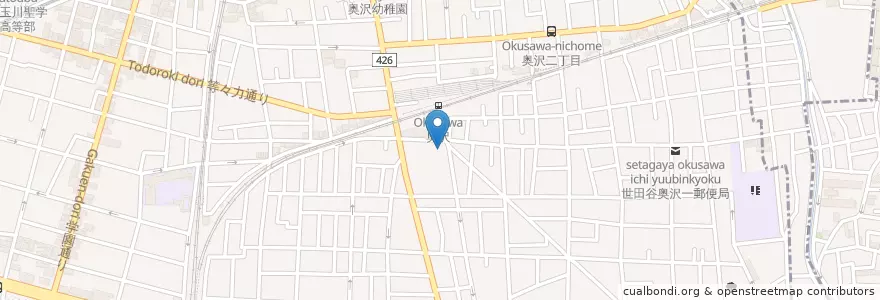Mapa de ubicacion de 和誠会大脇病院 en Japonya, 東京都.