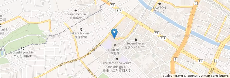 Mapa de ubicacion de 品川不動前郵便局 en Japan, 東京都, 品川区.