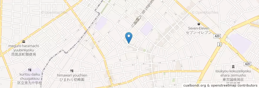 Mapa de ubicacion de 品川小山五郵便局 en 日本, 东京都/東京都, 品川区.