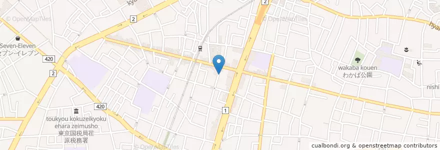 Mapa de ubicacion de 品川平塚一郵便局 en Japan, Tokyo, Shinagawa.