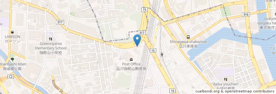 Mapa de ubicacion de 品川教会附属幼稚園 en Japan, 東京都, 品川区.