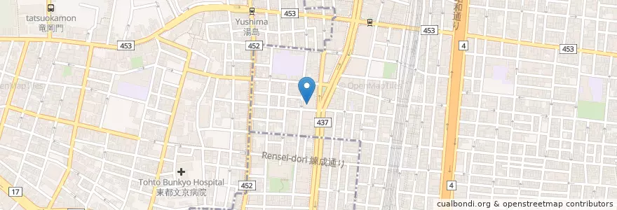 Mapa de ubicacion de 商工組合中央金庫 en 日本, 東京都.