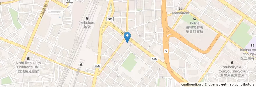 Mapa de ubicacion de 日本政策金融公庫池袋支店 en Japón, Tokio, Toshima.