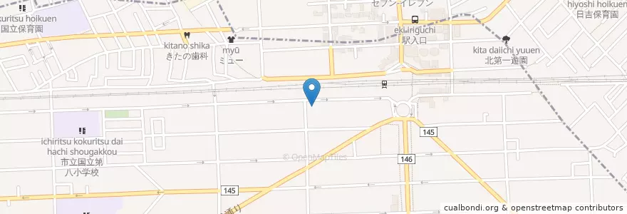 Mapa de ubicacion de 国立音楽大学附属幼稚園 en Japon, Tokyo, 国分寺市.