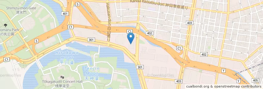 Mapa de ubicacion de 国際協力銀行本店 en Japón, Tokio, Chiyoda.