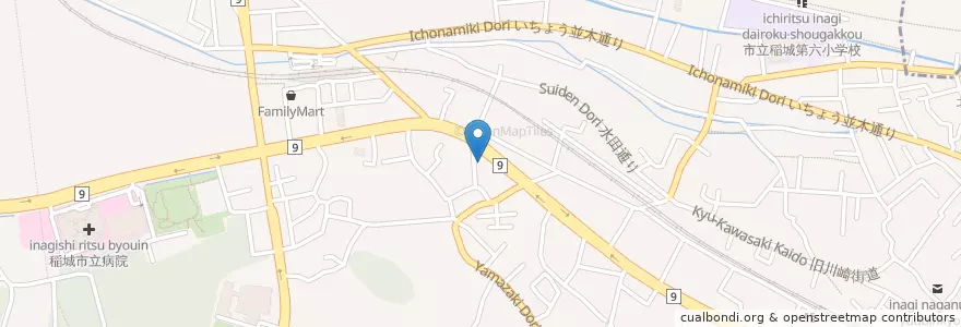 Mapa de ubicacion de 多摩中央警察署大丸交番 en ژاپن, 東京都.