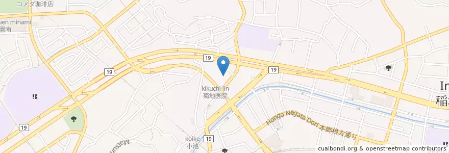 Mapa de ubicacion de 多摩中央警察署百村駐在所 en Japan, Tokyo, Inagi.