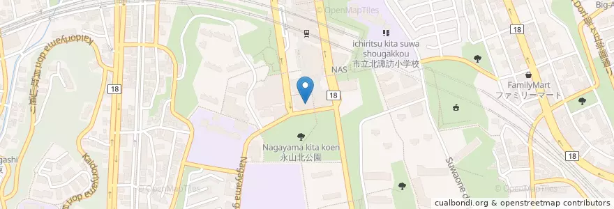 Mapa de ubicacion de 永山図書館 en Jepun, 東京都, 多摩市.