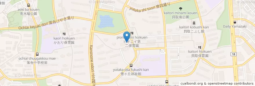 Mapa de ubicacion de 多摩市立豊ケ丘図書館 en Japan, Tokyo, Tama.
